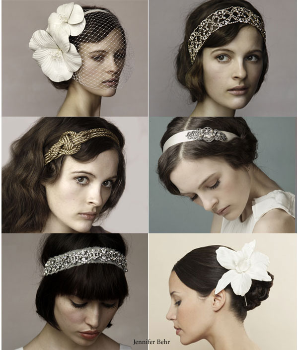 Jennifer Behr bridal hair accessories suitable for short and long hair 