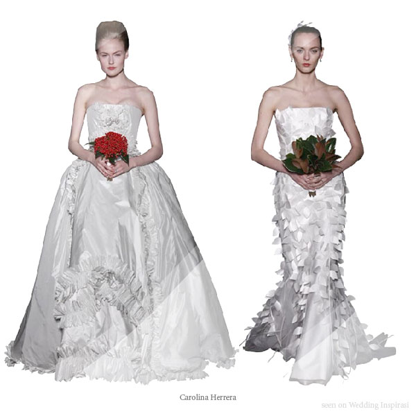Wedding Gown Carolina Herrera Spring 2010 Collection