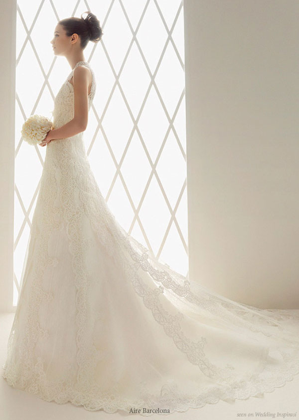 Aire Barcelona wedding dress - I do believe in love at first sight